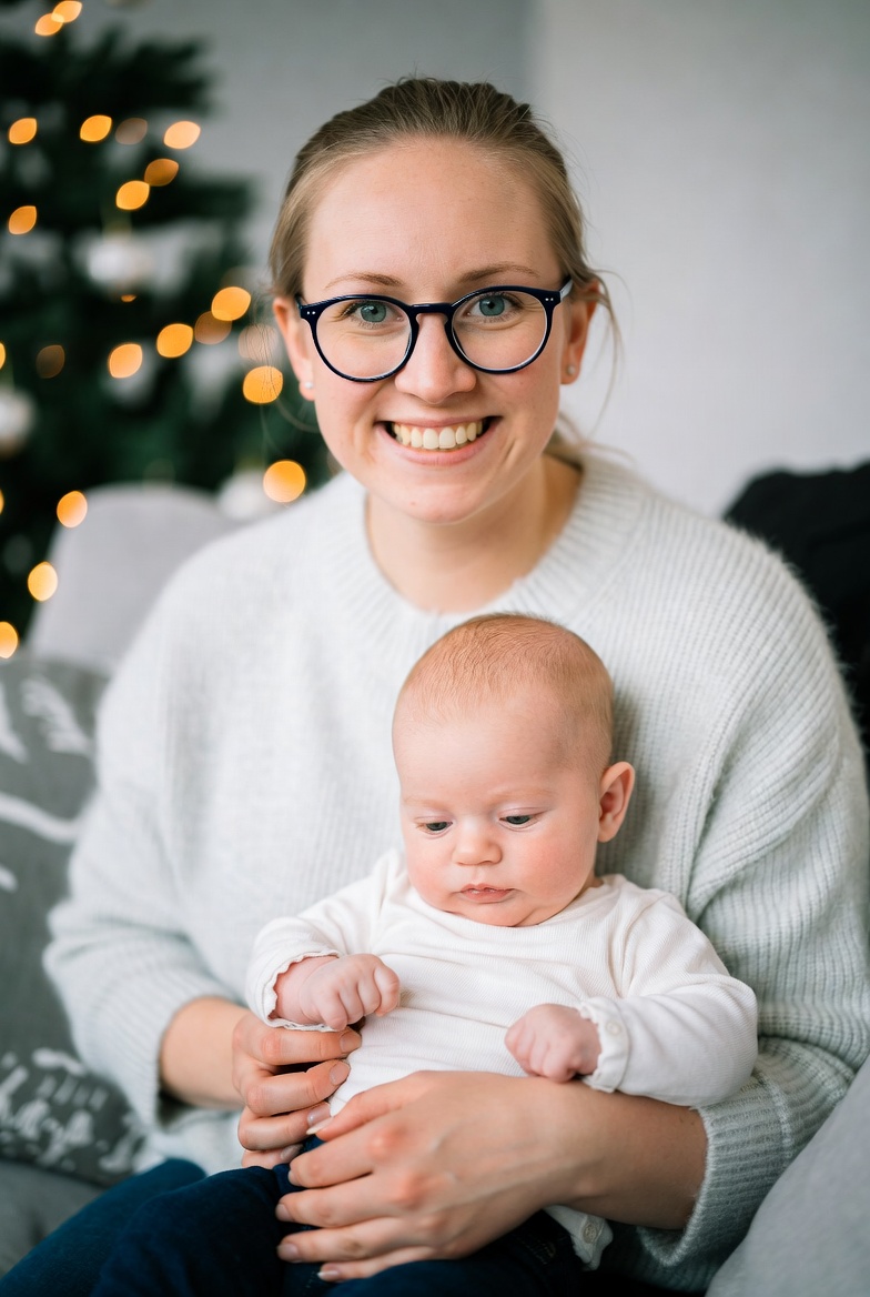 Julia, founder of Lucky Names, with Nina